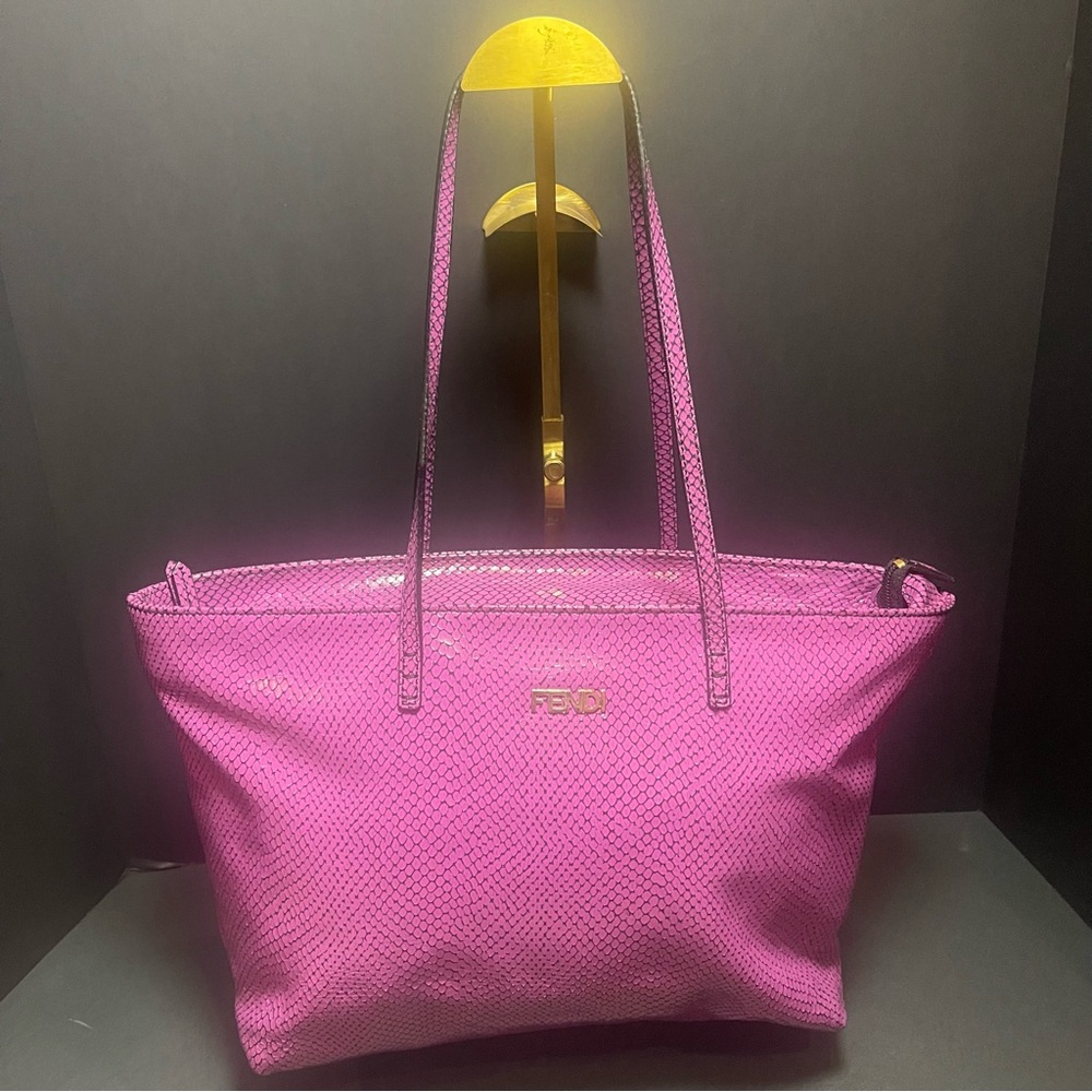 EUC Fendi Python Tote